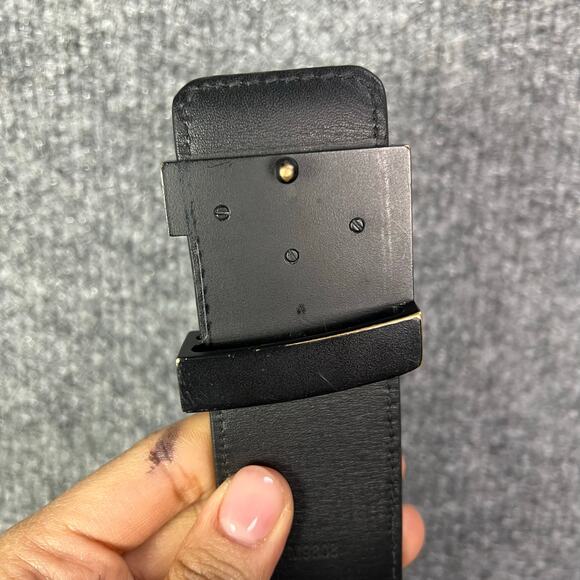 Louis Vuitton LV Initiales Belt - Black M9808 Made in Spain - Picture 5 of 9